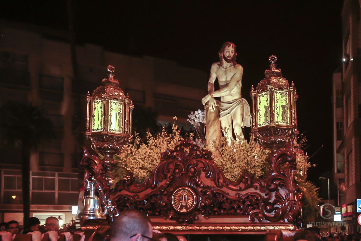 Las imágenes del encuentro del Paso Encarnado en Lorca