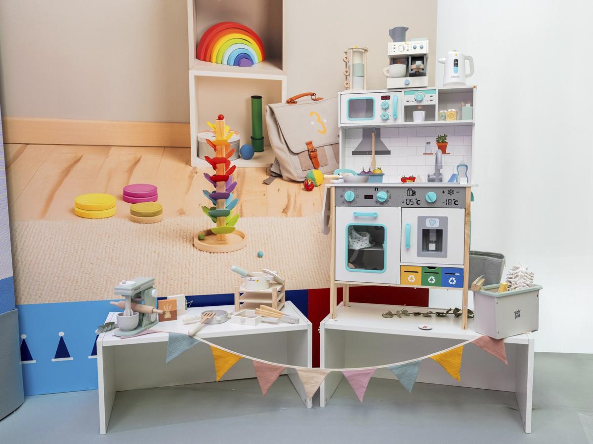 Cocina de madera Aldi.