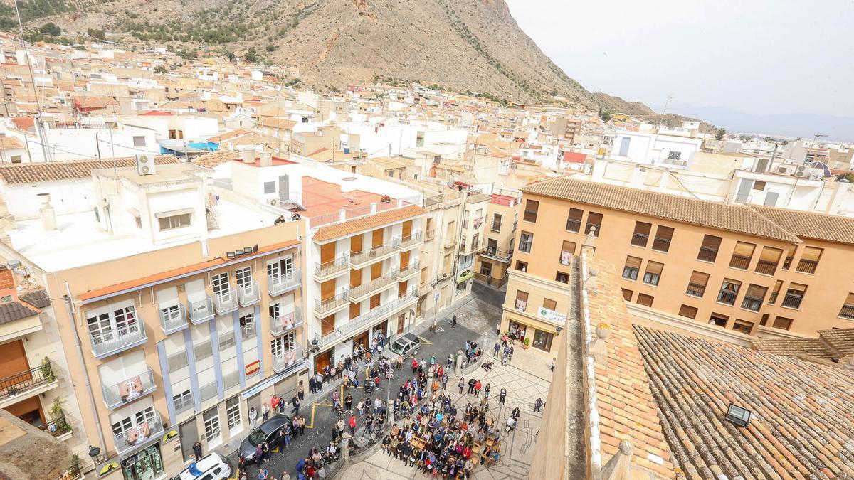 Casco histórico del centro de Callosa de Segura donde un juzgado investiga si se ha cumplido la legislación sobre disciplina urbanística
