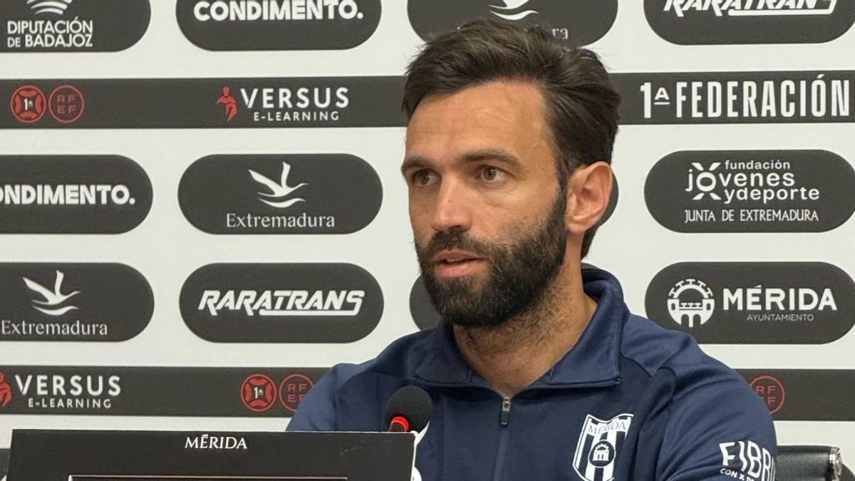 Fran Beltrán, este viernes en rueda de prensa.