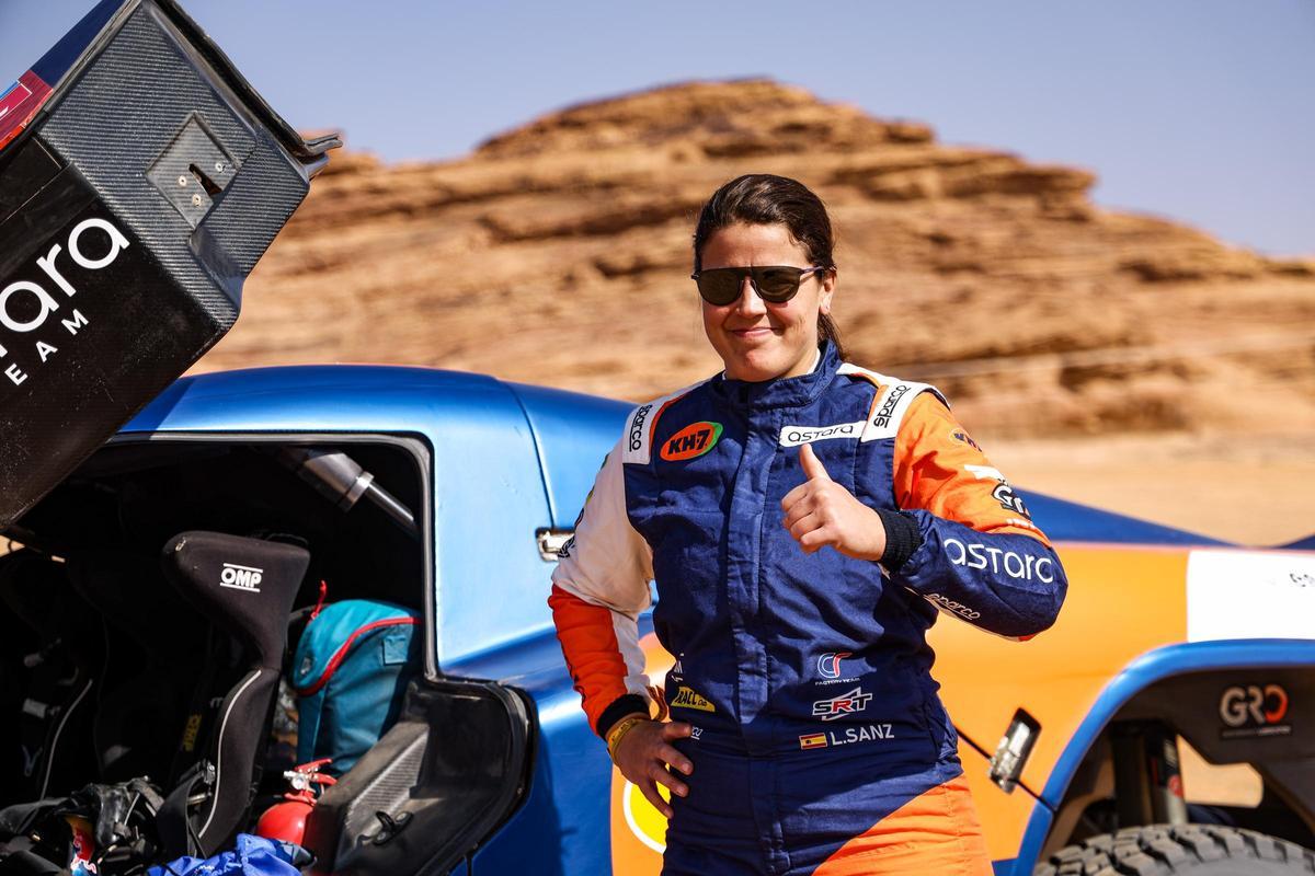 Laia Sanz supera su mejor resultado en una etapa en coches