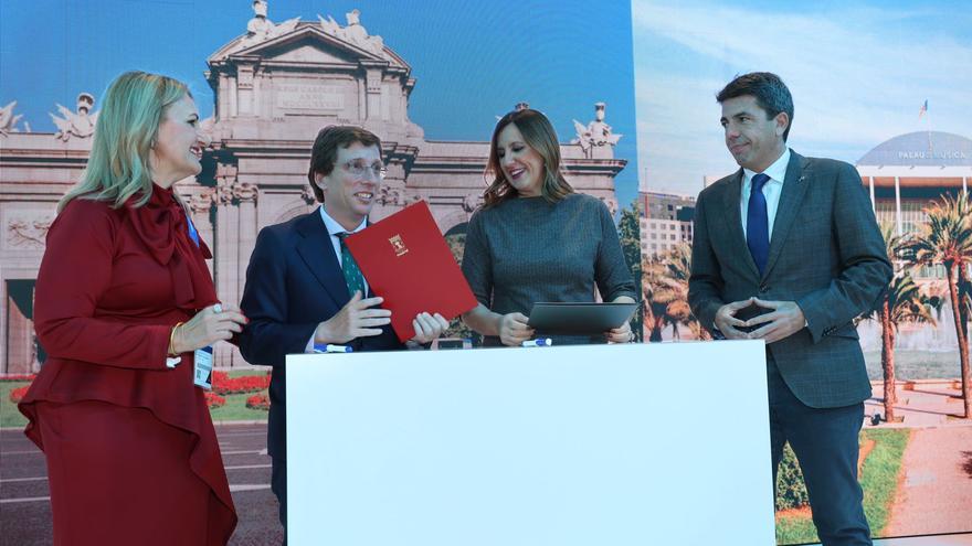 Catalá y Almeida firman el protocolo de promoción turística entre València y Madrid