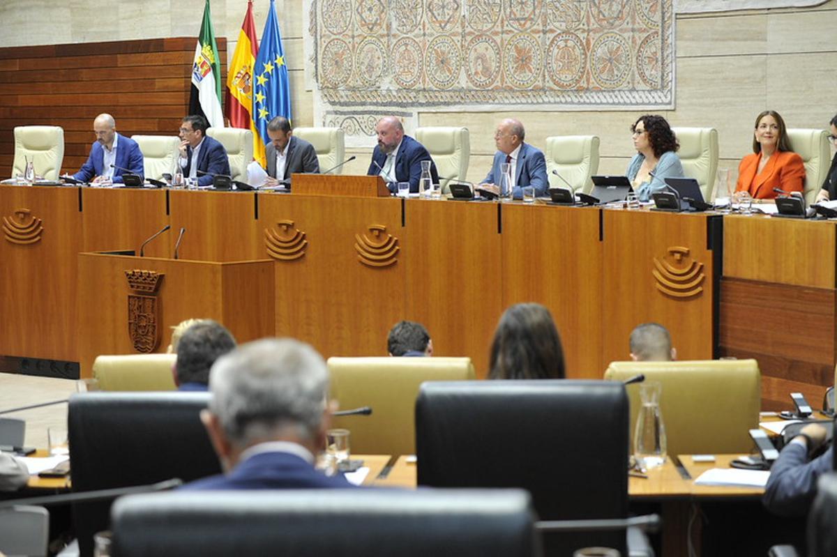 Fotogalería | Sesión plenaria en la Asamblea de Extremadura