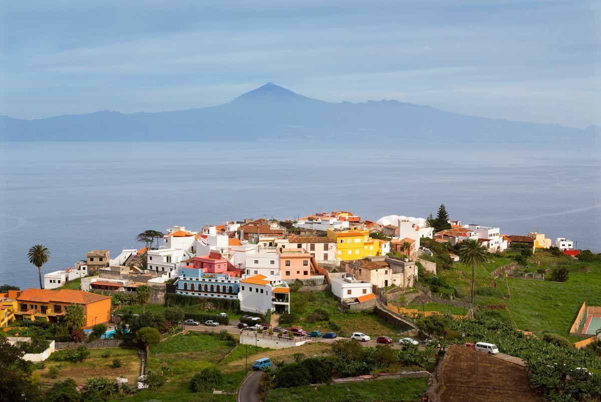 El pueblo de Agulo, en La Gomera