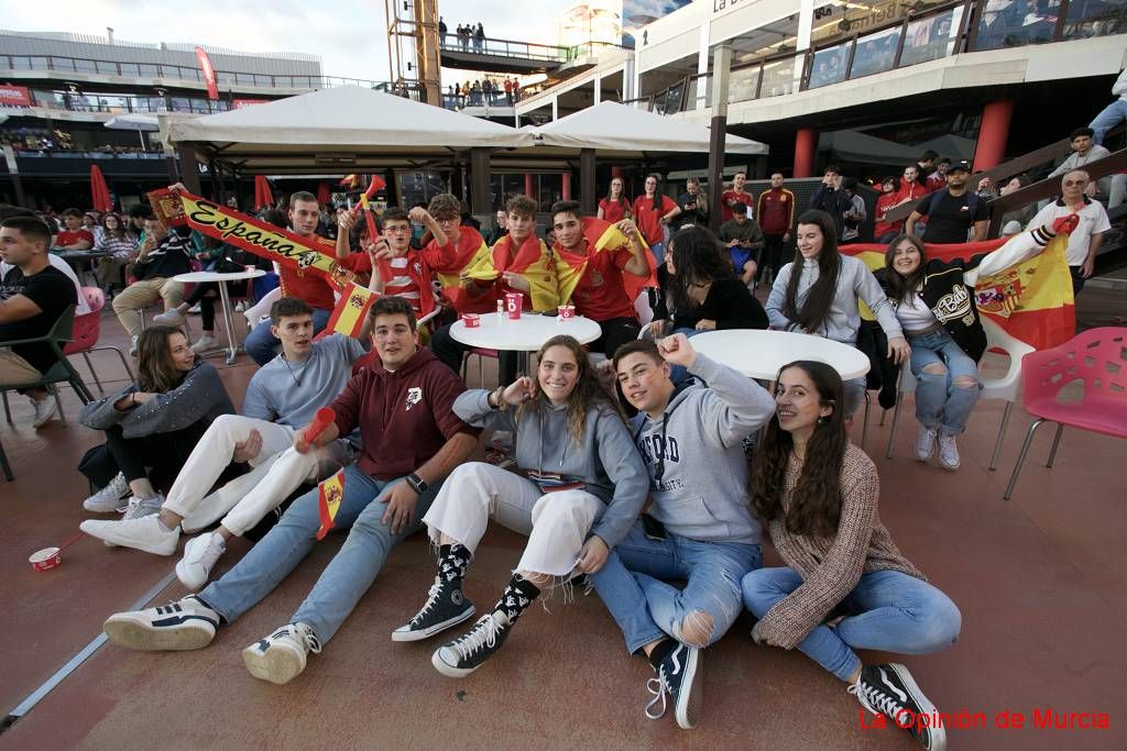 Así se ha vivido el España-Costa Rica en Murcia