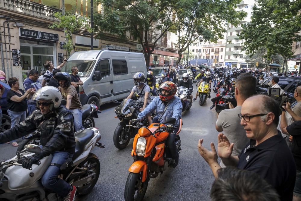 Trauerfeier Luis Salom in Palma