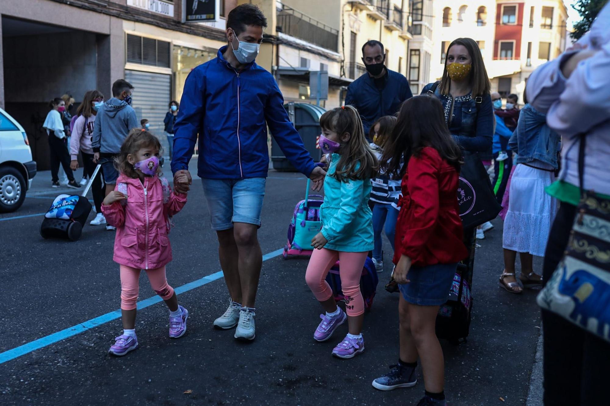 GALERÍA | La vuelta al cole en Zamora en el año del coronavirus, en imágenes