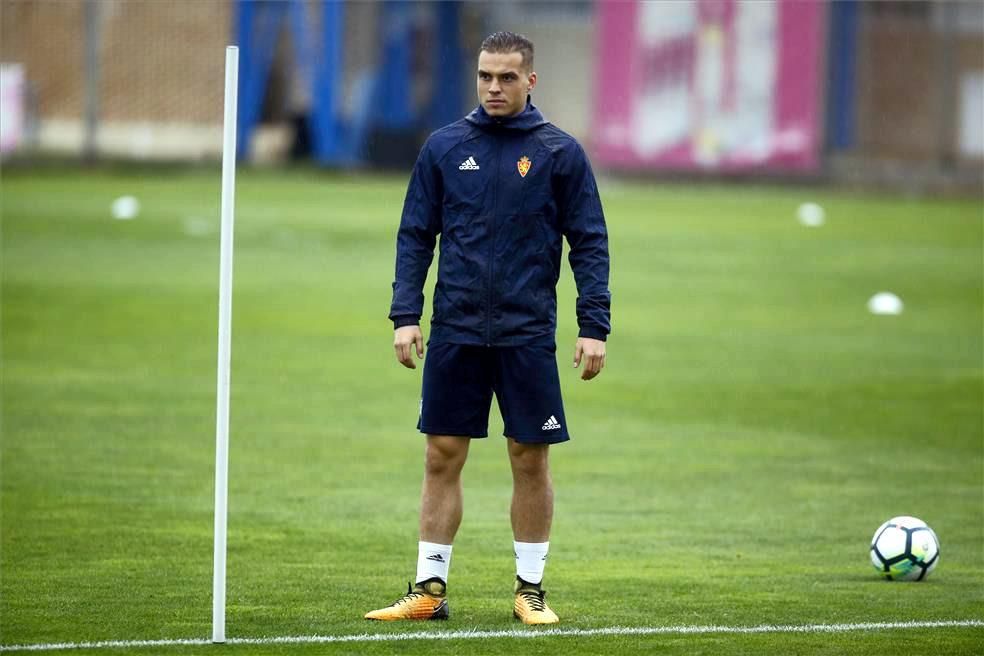 Sesión de entrenamiento del Real Zaragoza