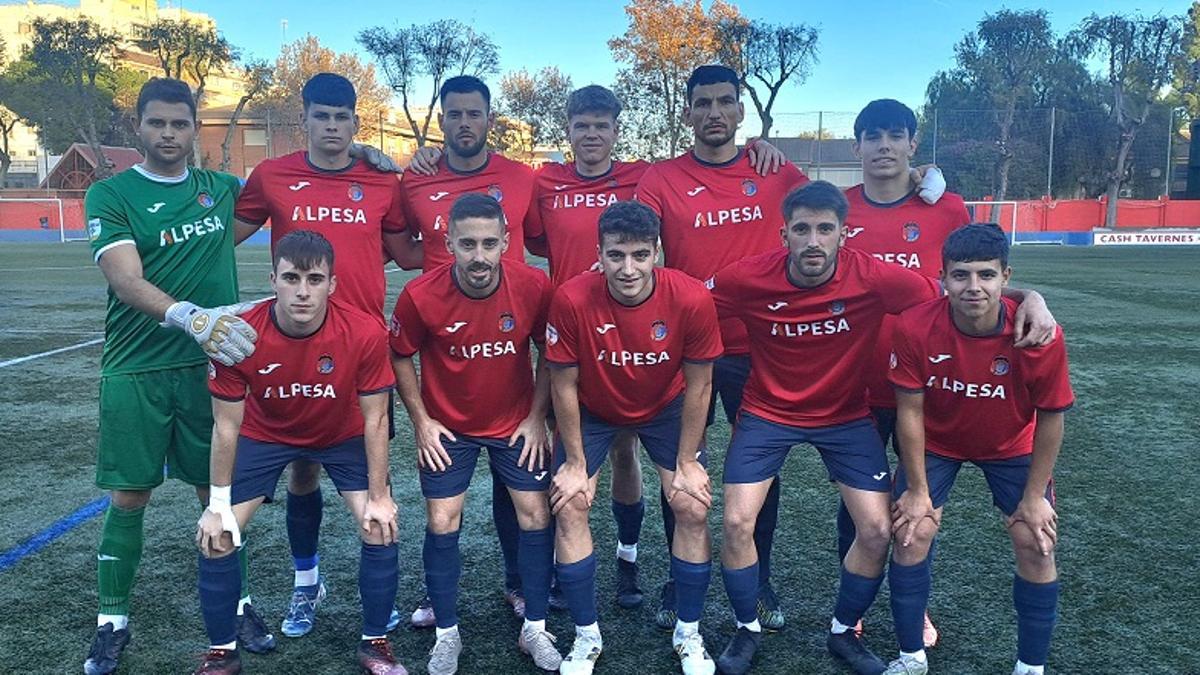 Once titular de la UE Tavernes ante la SC Requena
