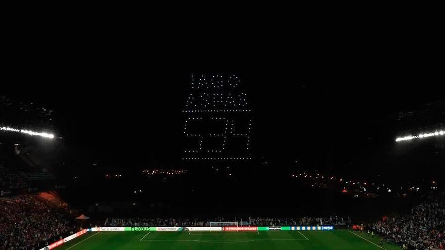 El emotivo homenaje a Iago Aspas tras convertirse en el jugador con más partidos jugados de la historia del Celta