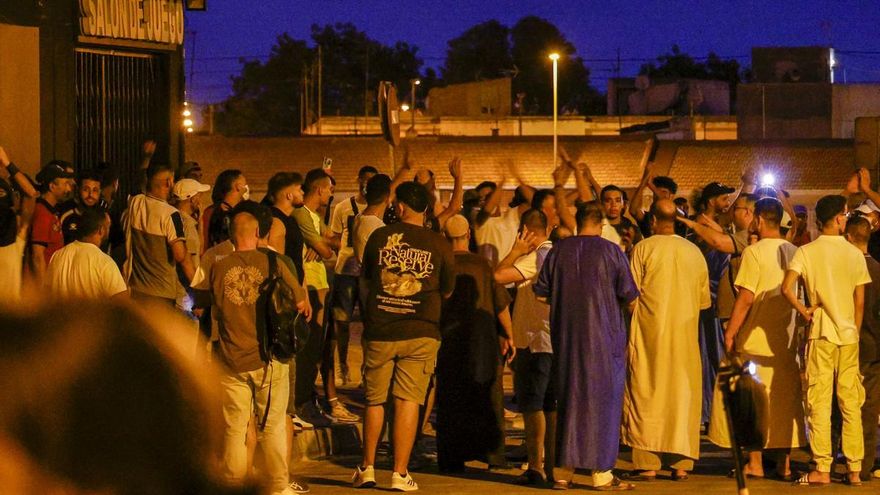 Una noche sin detenidos pero con carga de la Guardia Civil y pelotas de goma en Torre Pacheco
