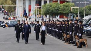 Carlos Prieto y Aina Calvo, este jueves en Barcelona.