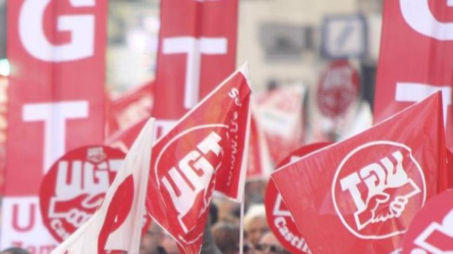 Afiliados y participantes en una de las últimas manifestaciones.