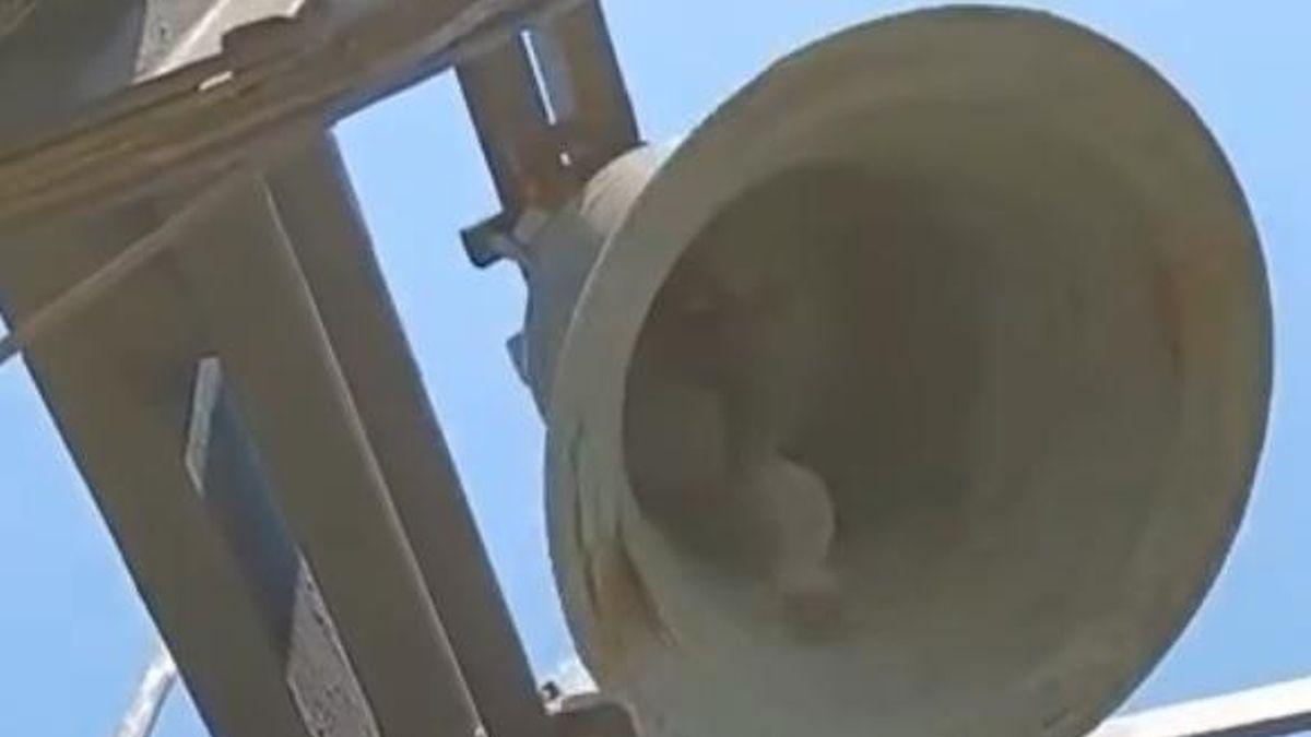 Les campanes del Santuari de Queralt, amb el batall nou