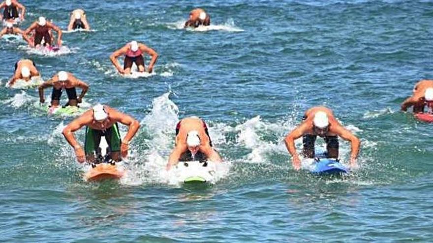 Participantes durante una de las pruebas.