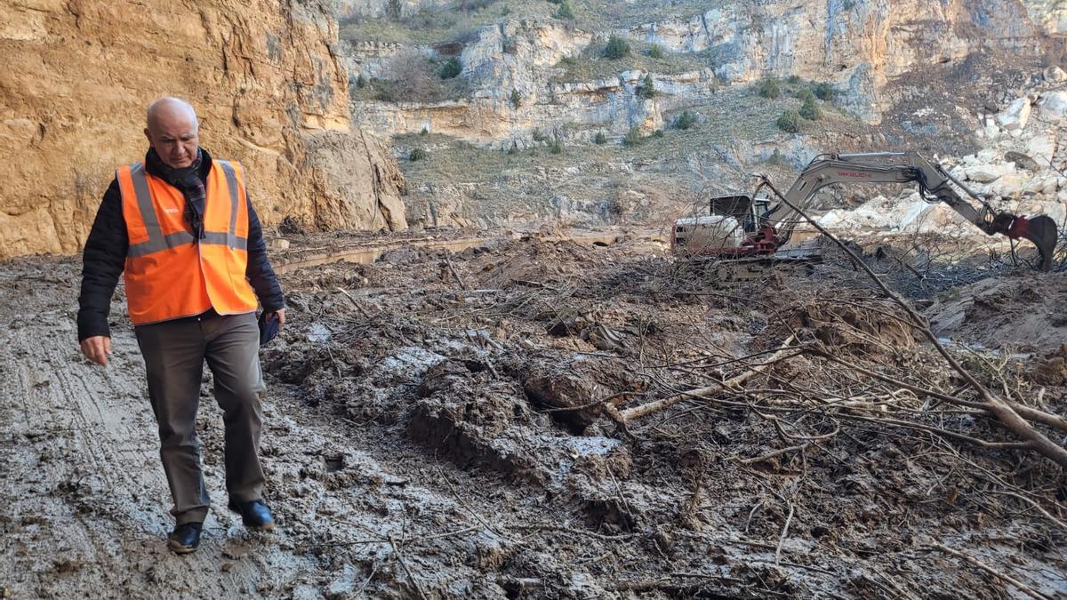 La carretera entre Jaraba y Calmarza estará cortada varias semanas