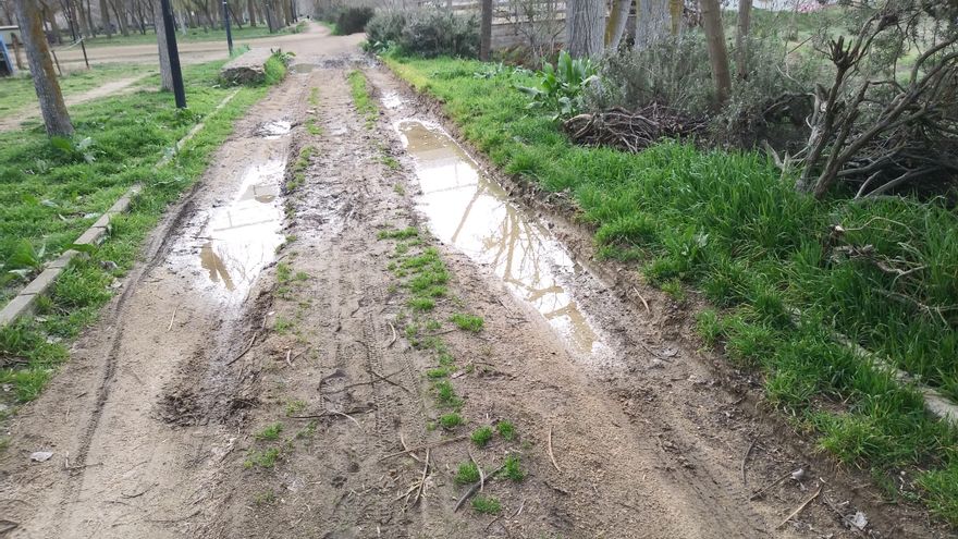 UPL pide que se reparen los caminos del parque de Olivares de Zamora