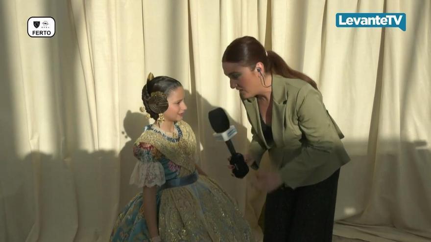 Exaltaciones Falleras | Marta Mercader, Fallera Mayor Infantil de València