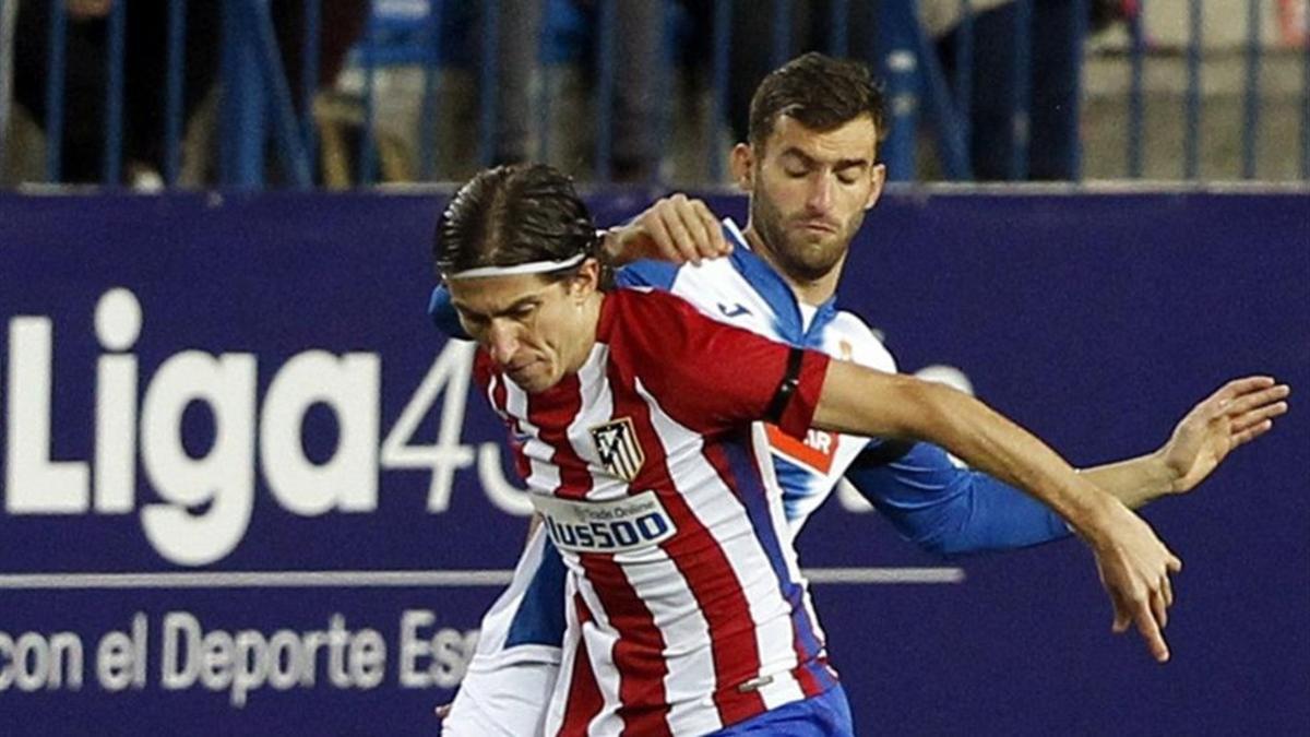 Leo Baptistao completó ante el Atlético un gran partido