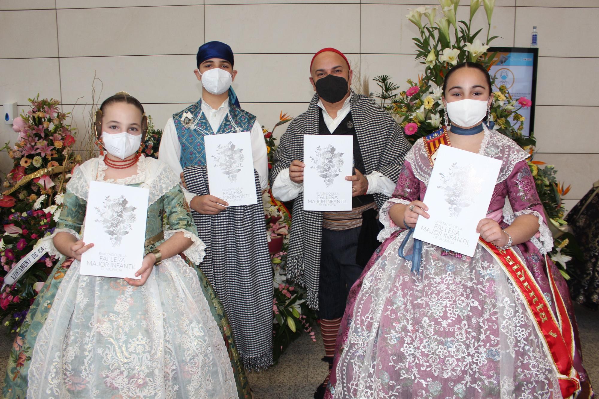 Fallas 2022. La "mini alfombra roja" de la exaltación de la fallera mayor infantil de Valencia