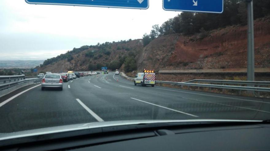 Imagen de las retenciones en el puerto de la Cadena