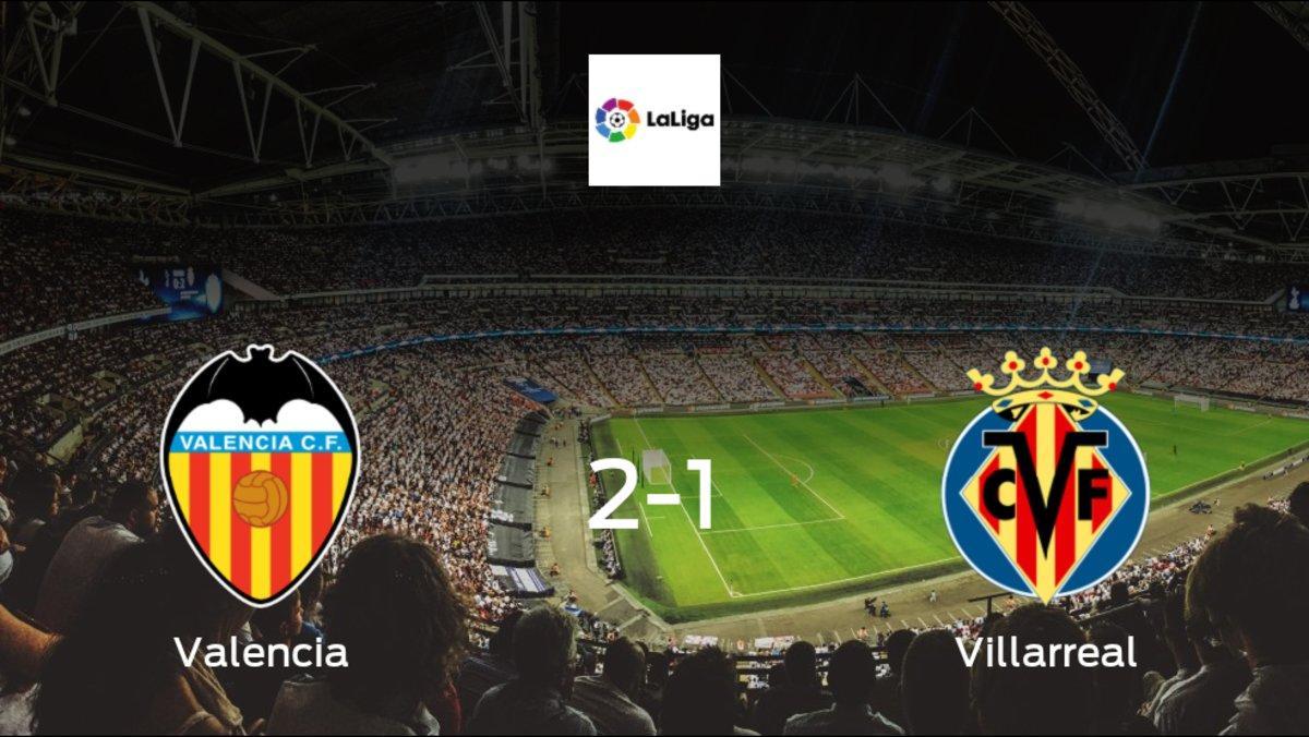 Valencia earned hard-fought win over Villarreal 2-1 at Mestalla