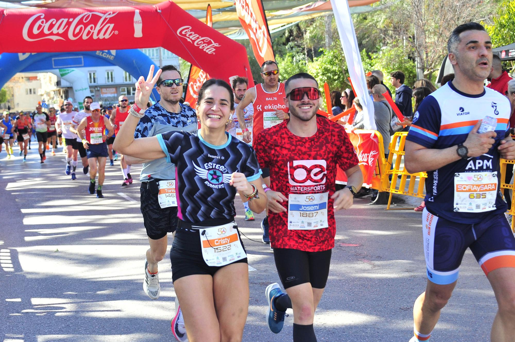 Un Medio Maratón de Elche marcado por el calor