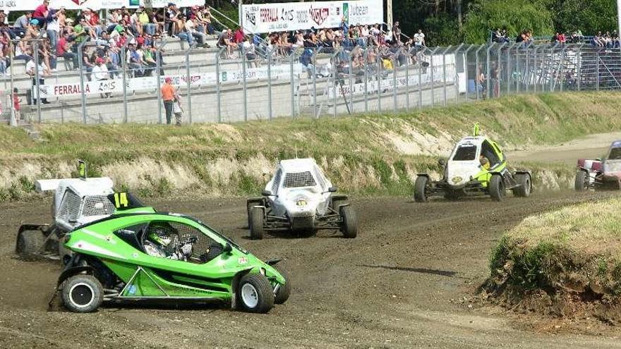 Prueba de autocross celebrada en el circuito de Morás.