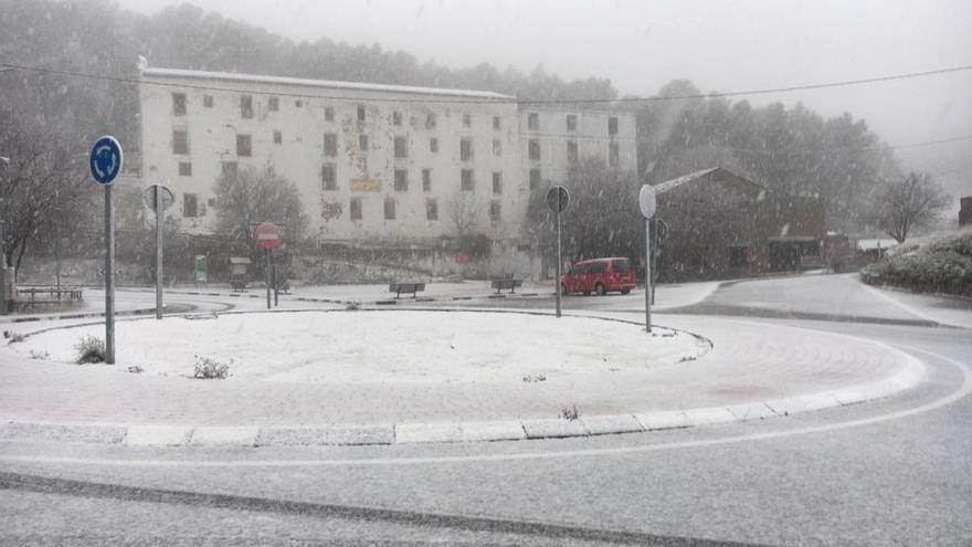 Nevada en el Maestrat.