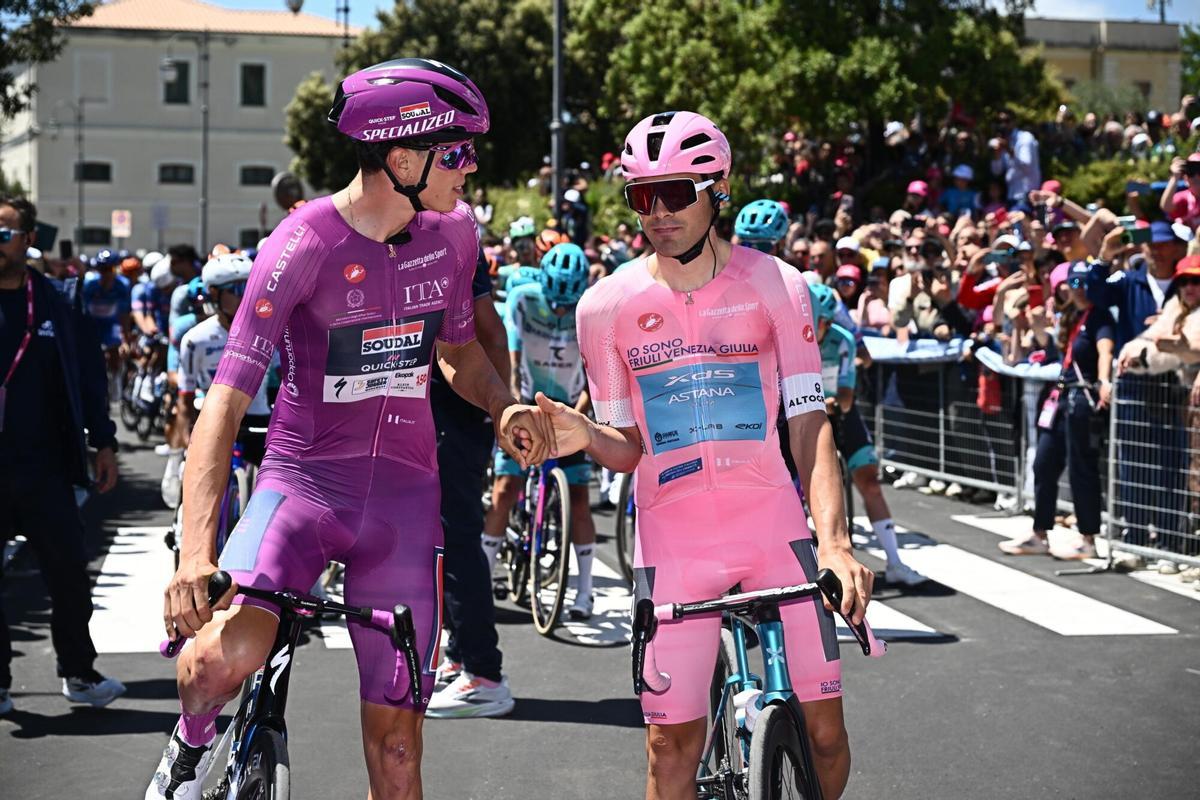 La etapa 4 del Giro de Italia 2026, en imágenes. La etapa 4 del Giro de Italia 2026, en imágenes.