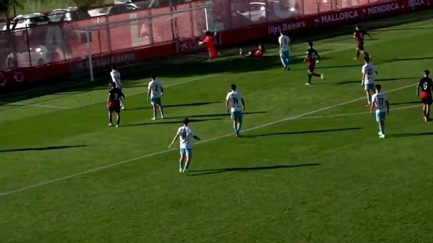 El gol de Álex Woiski con el filial del Mallorca