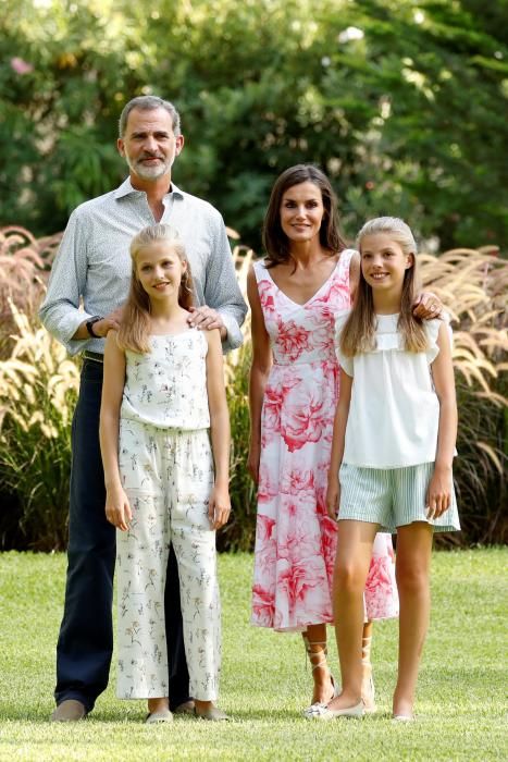 Familienfoto der spanischen Könige auf Mallorca