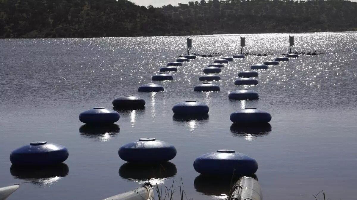Instalación provisional para el bombeo de agua de La Colada a Sierra Boyera