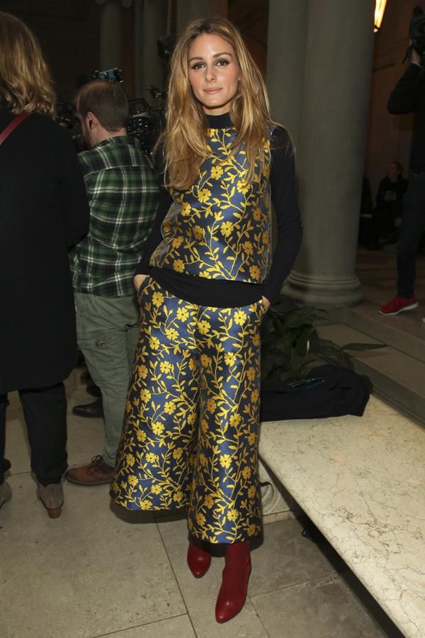 Olivia Palermo en el desfile de Jeremmy Scott en la semana de la moda de Nueva York
