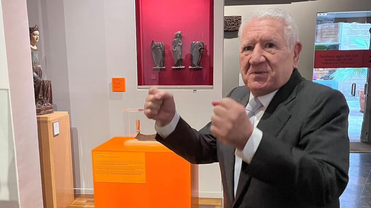 Lluís Bassat en la exposición ‘Confluències’ en el Museo Marès