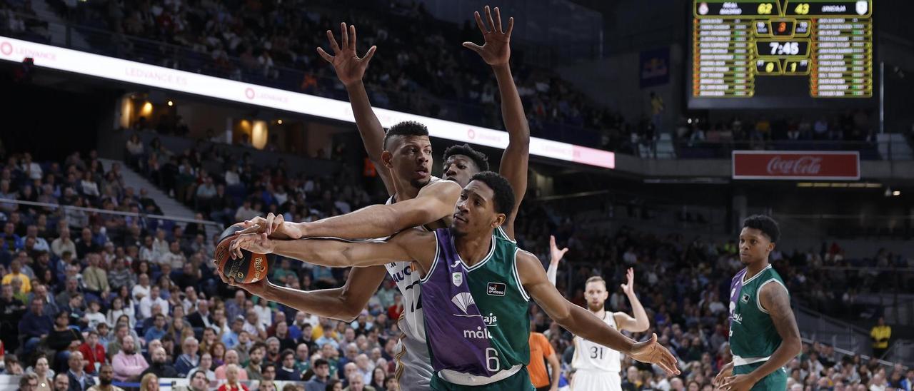 El Unicaja se llevó la victoria del Wizink Center de Madrid.