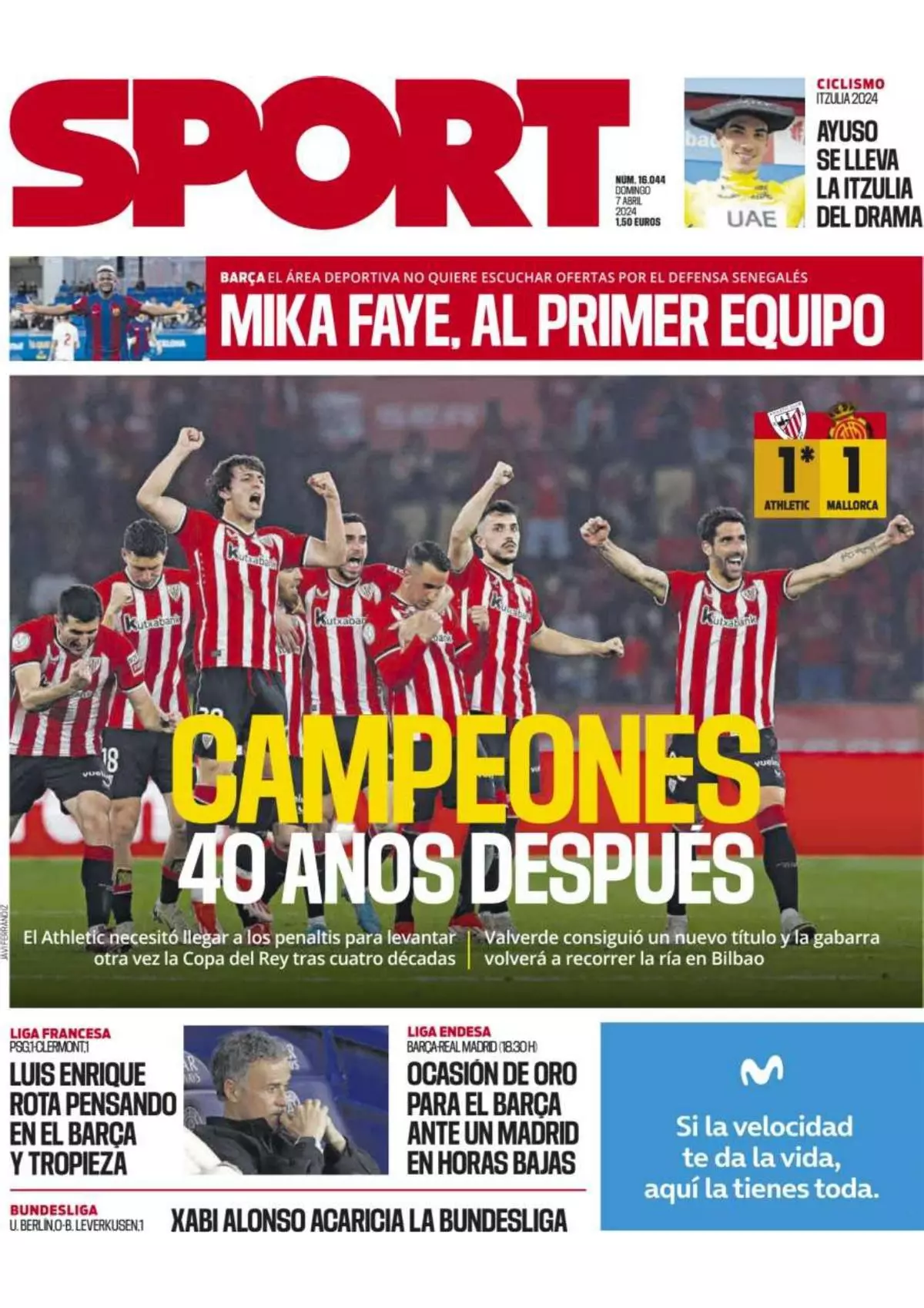 Las portadas de la prensa deportiva de hoy, domingo 7 de abril