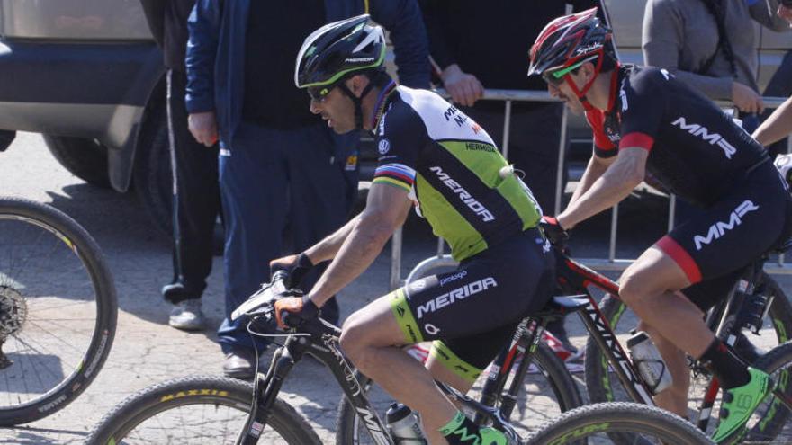 Hermida, en una imatge d&#039;arxiu, va abandonar a Lenzerheide