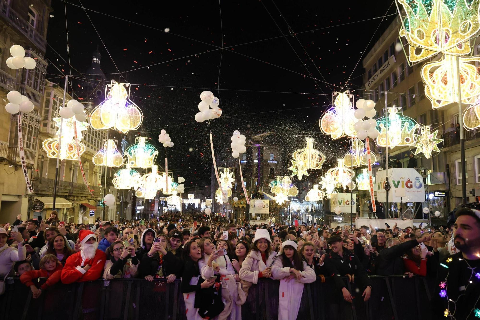 La Navidad de Vigo ya deslumbra al mundo