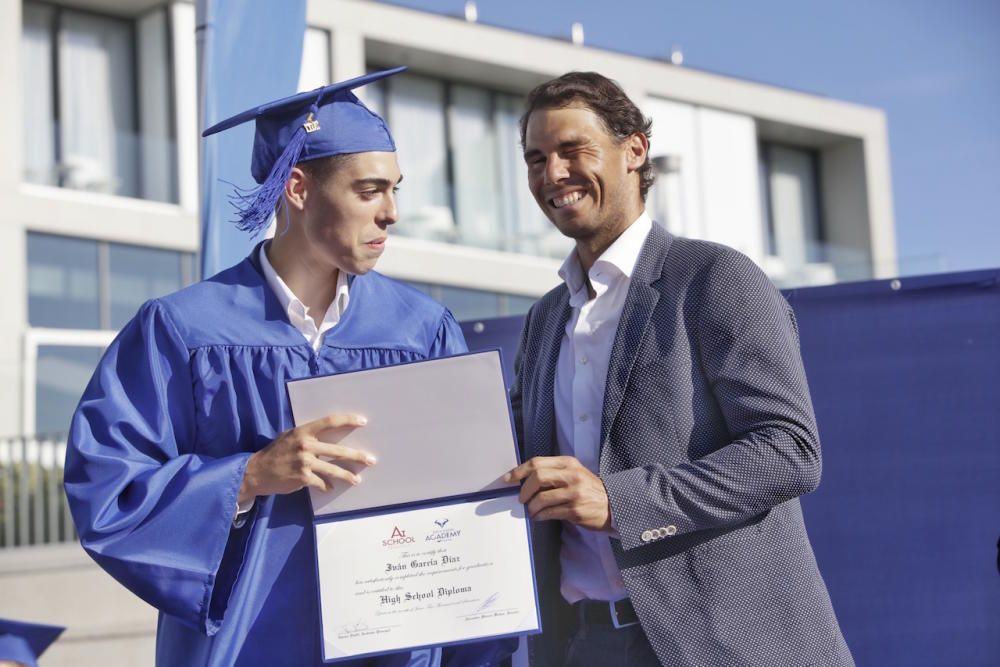 Ceremonia de graduación en la Rafa Nadal Academy