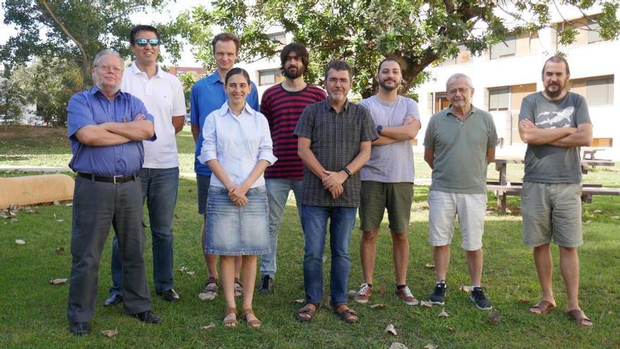 El equipo de la Universitat de València participante en la detección.