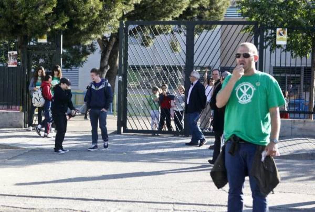 Las imágenes de la jornada de huelga de la enseñanza