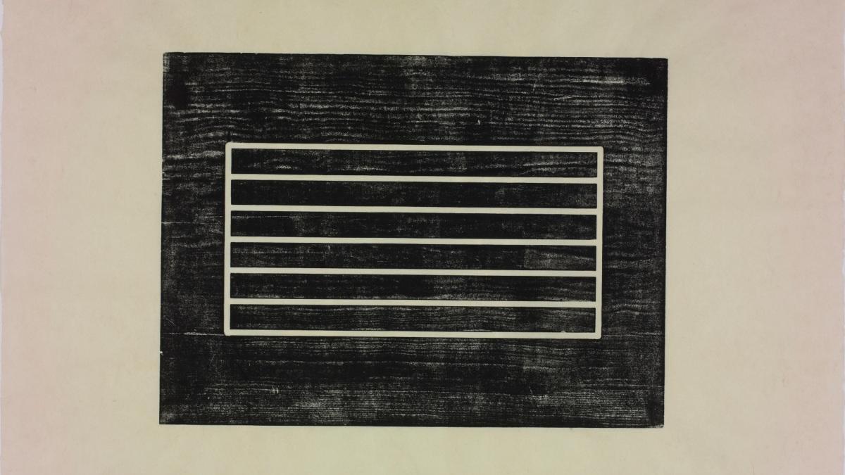Las líneas en blanco y negro presiden el trabajo de Judd.