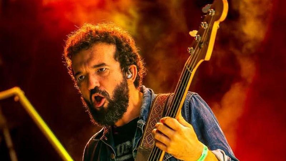 Chapo González, durante un concierto.