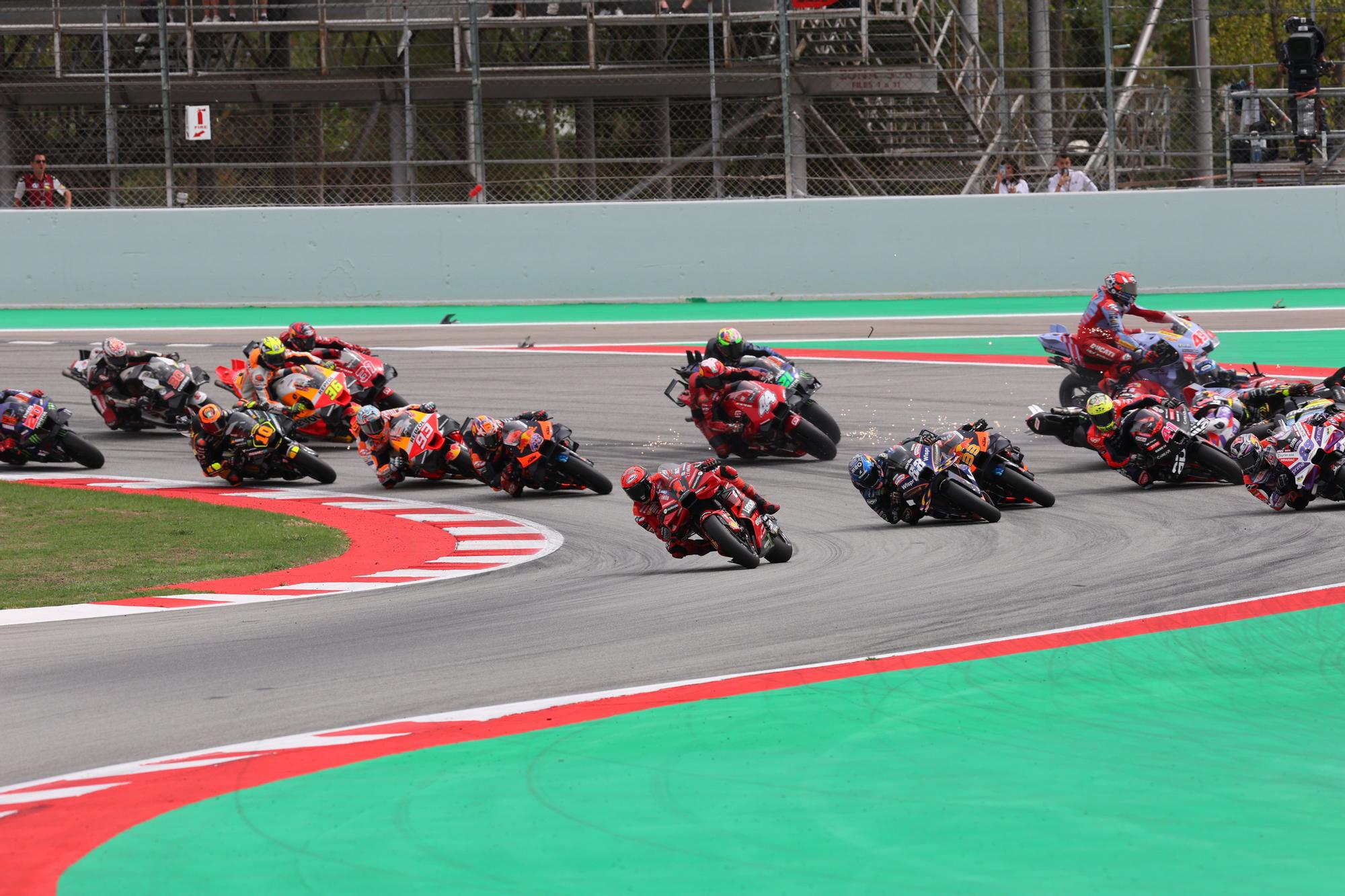 Imatges de la cursa de MotoGP del Gran Premi de Catalunya de motociclisme