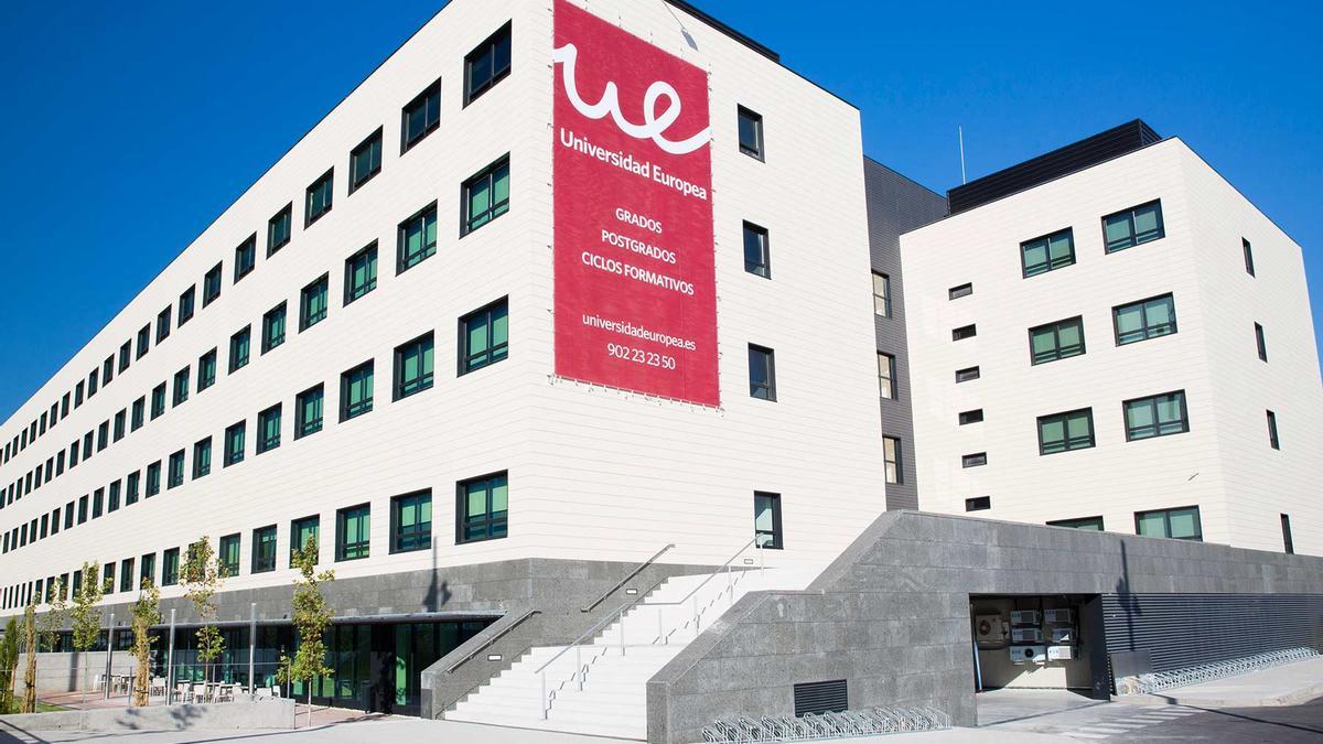 Panorámica del campus de la Universidad Europea de Madrid en Alcobendas.