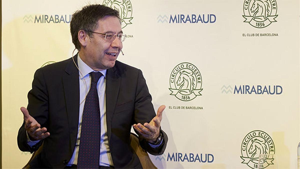 Bartomeu: "Jugar a puerta cerrada supone una pérdida de seis millones de euros"