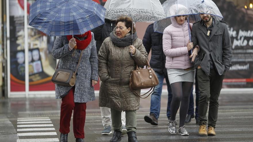 La lluvia está garantizada este martes.