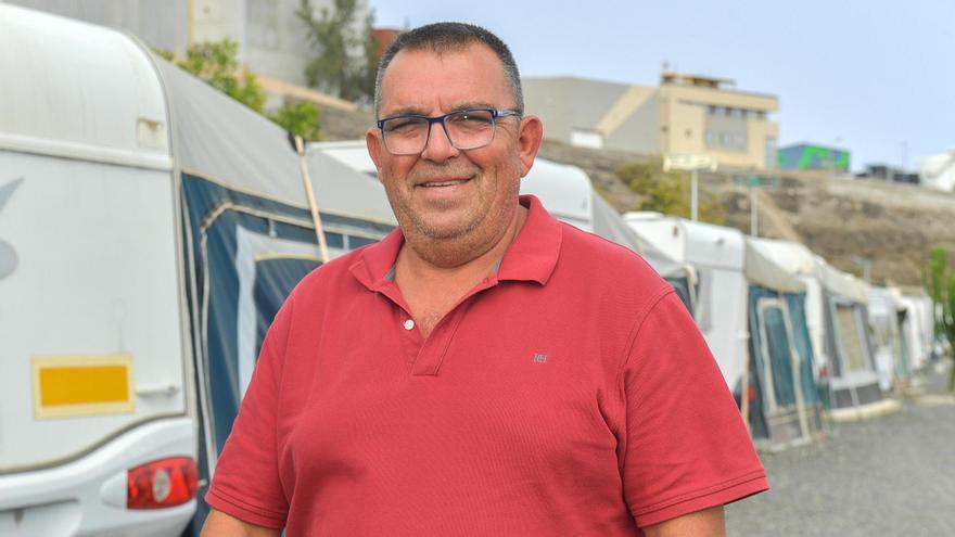 Juan Moya, presidente del Club de Camping y Caravaning de Gran Canaria.