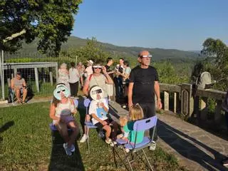 El eclipse desde O Morrazo, en imágenes